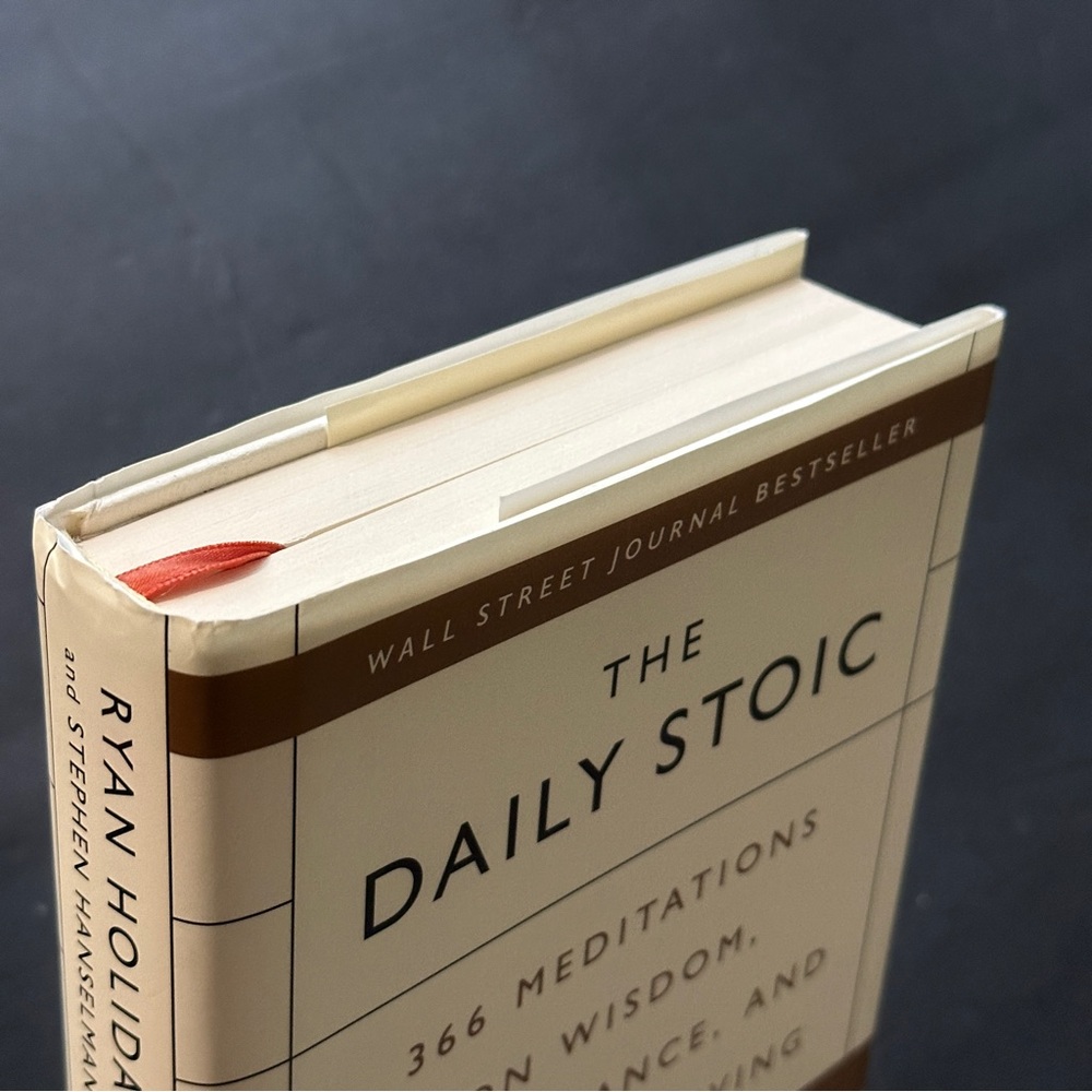 The Daily Stoic by Ryan Holiday | Self-Help, Philosophy | Hardcover Book - Picture 8 of 11